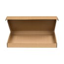 A4 Schachtel mit Klappdeckel, Kraftkarton, braun, 30 mm hoch