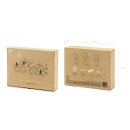 Advent calendar set of 24 Kraft cardboard houses, numbers, pegs and cotton cord