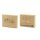 Advent calendar set of 24 Kraft cardboard houses, numbers, pegs and cotton cord