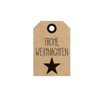 Geschenkanhänger »Frohe Weihnachten« mit...