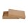 Faltschachtel 10 x 14 x 2,5 cm, Braun, mit Deckel, Kraftkarton - 10er Set