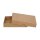 Folding box 10 x 14 x 2.5 cm, brown, with lid, kraft cardboard - 10 boxes/set