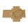 Faltschachtel 11,5 x 15,5 x 2,5 cm, Braun, mit Deckel, Kraftkarton - 10er Set