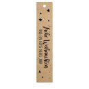Gift tags  Merry Christmas, kraft paper look, 170 x 30 mm...