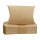 Pillow box, 80 x 65 x 20 mm, kraft cardboard, brown, unprinted - 25 pieces/pack
