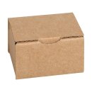10 x Box 6 x 4,3 x 3,5 cm, hinged lid, kraft paper, corrugated board