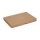 Folding box 13.6 x 19.6 x 2.0 cm, brown, with lid, kraft cardboard - 10 boxes/set