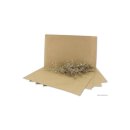 Flachbeutel 130 x 180 mm, glatt, 70 g/m² Kraftpapier, Klappe - 100 Stück/Pack