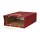 Papiertragetaschen 27 x 37 x 12 cm, Rot, glatt, Kordelhenkel - 12er Pack
