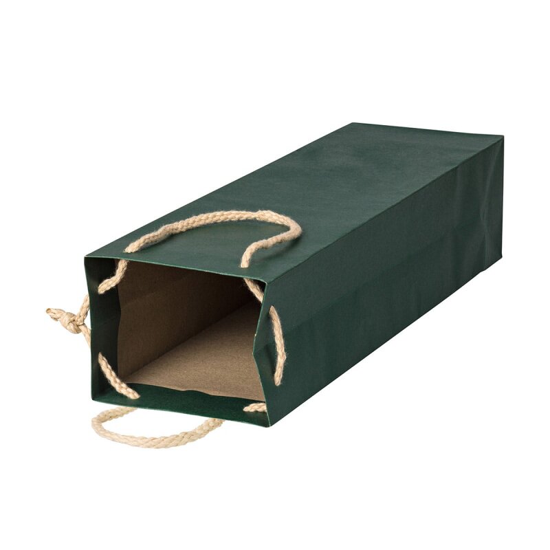 Grüne Tragetasche 12 x 39 9 cm, Kraftpapier kaufen