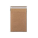 Shipping bag C5, light padding bag, brown, smooth, kraft paper, self-adhesive