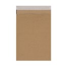 Versandtasche 265 x 180 mm, Umschlag mit Papierpolster, Braun, Kraftpapier, haftklebend