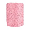 jute twine, dusky pink, jute string, 100 g, approx. 50 m,...