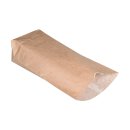 Bottom bag 1 ltr. 16,5 x 26 cm, double layer, inside parchment substitute, outside kraft paper