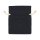 Black cotton bag with light drawstring, 9 x 12 cm, cloth bag, gift bag
