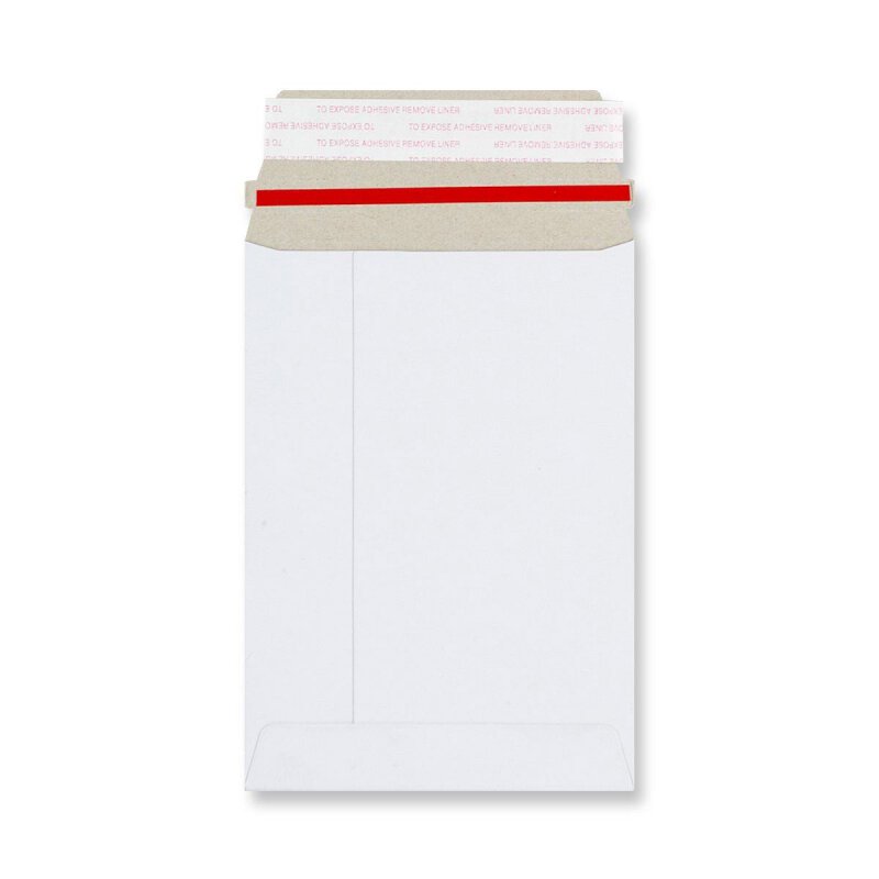 Umschlag, Versandtasche Weiß, C6, 162 x 114 mm, haftklebend, mit Aufreißbändchen