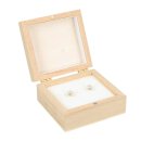 Jewellery box wood 33 x 70 x 65 mm, lid with magnetic...