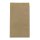 Flachbeutel 63 x 93 mm, glatt, 50 g/m² Kraftpapier braun, mit Klappe - 100 Stück/Pack