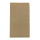 Flat bag 63 x 93 mm, smooth, 50 g/m² kraft paper brown, with flap - 100 pcs/pack