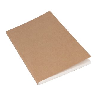 Bullet Journal 20.8 x 14.3 cm kraft cardboard, 80 sheets dot grid, notebook, adhesive binding