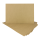 A4 Kraftpapier 70 g/m², glatt, braun, 21 x 29,7 cm Bastelpapier - 100 Blatt/Pack
