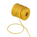 Jute twine, yellow, jute string, 100 g, approx. 50 m,...
