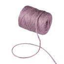 Jute twine, lavender, jute string, 100 g, approx. 50 m, handicraft and decoration