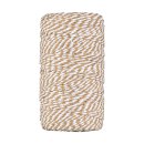 Bakers twine cream and white, 100 m cotton yarn for...