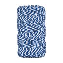 Bakers twine blue and white, 100 m cotton yarn for...