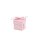 Kleine Schachtel rosa mit weißen Punkten, 5,2 x 5,2 x 5,2 cm, Faltschachtel und Satinband - 10 Boxen/Set