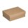 Faltschachtel 11,5 x 15,5 x 5 cm, Braun, mit Deckel, Kraftkarton - 10er Set