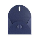 Envelope C6 Blue, with butterfly closure, stable, matt shimmering texture