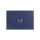 Kuvert C6, 114 x 162 mm, Blau, Schmetterlingsverschluss, matt schimmernde Textur