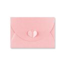 Envelope C6 Pink, with butterfly closure, stable, matt...