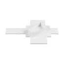 Folding box 5.4 x 10.5 x 2.5 cm, white, with lid, cardboard - 10 boxes/set