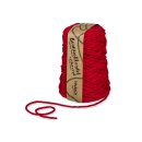 Kordel aus recycelter Baumwolle, Rot, 5 mm x 80 m, ca....