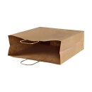 Shopping bag 32 x 41 x 12 cm, brown, kraft paper 100...
