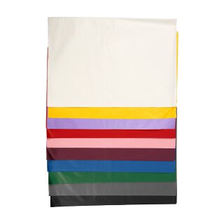 Farbiges Seidenpapier in vielen Farben, Pack mit 25 Bögen...