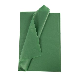 Grünes Seidenpapier, Pack mit 25 Bögen á 50 x 70 cm Grün