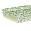 Flower paper Solanum, double faced paper , roll 0.70 x 50 m green