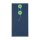 Envelope DL, 110 x 220 mm, navy blue and green, string and button closure, smooth, kraft paper