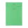 Envelope C5, 162 x 229 mm, green, string and button closure, smooth, kraft paper