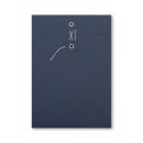 Umschlag C5, 162 x 229 mm, Marineblau, Bindfadenverschluss, Kraftpapier, Versandtasche