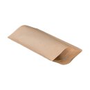 Doypack climate-neutral 200 x 280 x 120 mm, stand-up pouch brown, kraft paper