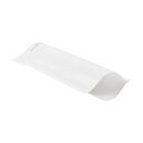 Doypack 110 x 185 x 65 mm, stand-up pouch white, 100%...