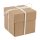 Explosion box 7 x 7 x 7,5 cm, kraft cardboard braun