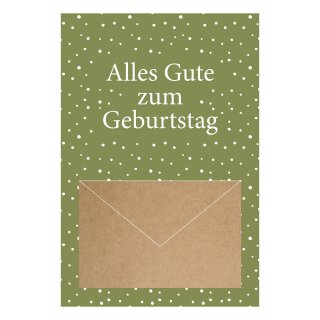 Greeting cards with glued envelope - 6 cards incl. mailer, 115 x 170 mm