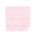 Envelope to fold, C6, 114 x 162 mm, premium cardboard 300 g/m², pale pink