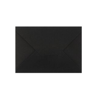 Envelope to fold, C6, 114 x 162 mm, premium cardboard 300 g/m², black