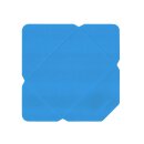 Kuvert zum Selbstfalten, C6, 114 x 162 mm, Blau, Karton 300 g/m²